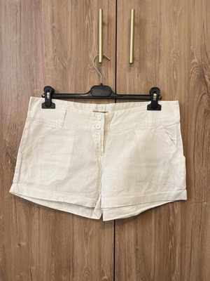 White linen shorts like new, size M 38 10