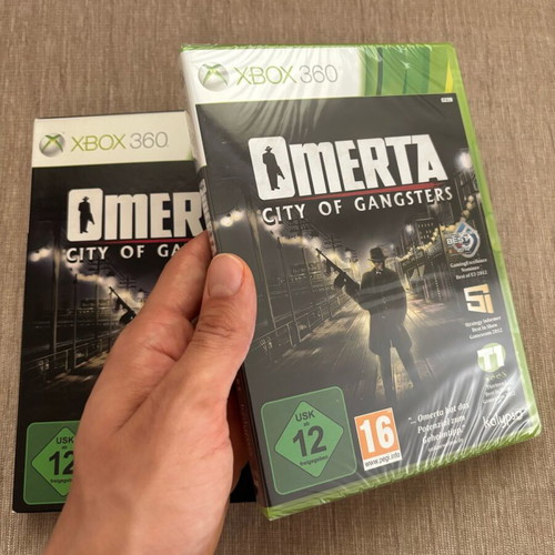 Omerta City of Gangsters Xbox 360 PAL new, complete sealed