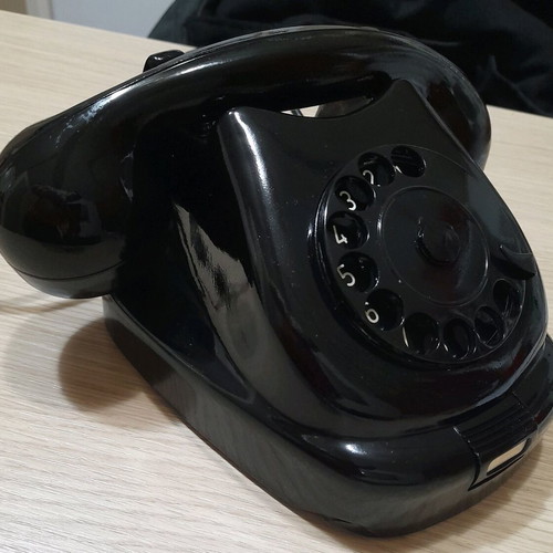 Antique telephone 1960 bakelite like new