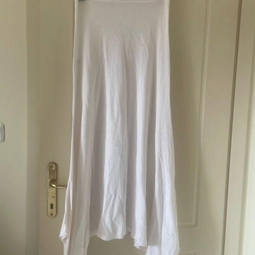 Ioanna Kourbela skirt white like new, rib fabric, size M
