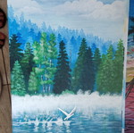 Handmade painting easels, 7 canvas panels 30×40cm