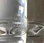  Κηροπήγιο από χειροποίητο γυαλί design της Ingegerd Raman - studio Skruf Sweden