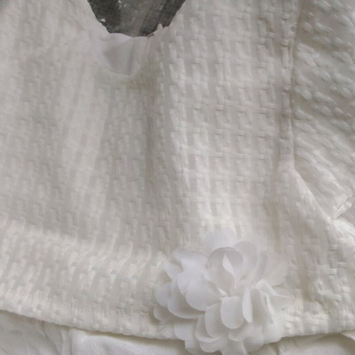 White dress 36 months new for girl
