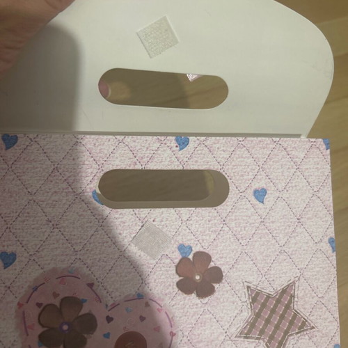 Gift paper bag with scratch like new