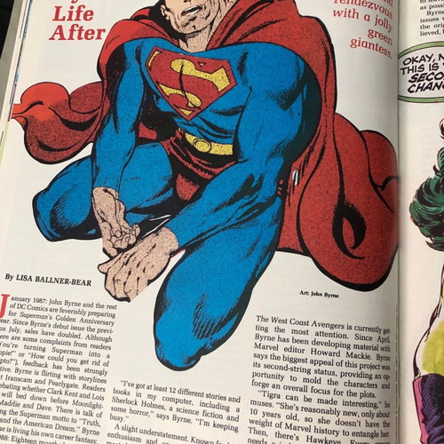 Comics Scene Magazine #5 new with Superman, John Byrne, Alan Moore