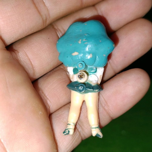 Sailor Neptune small plastic figure used from Sailor Moon