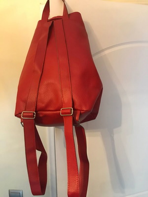 Red backpack new
