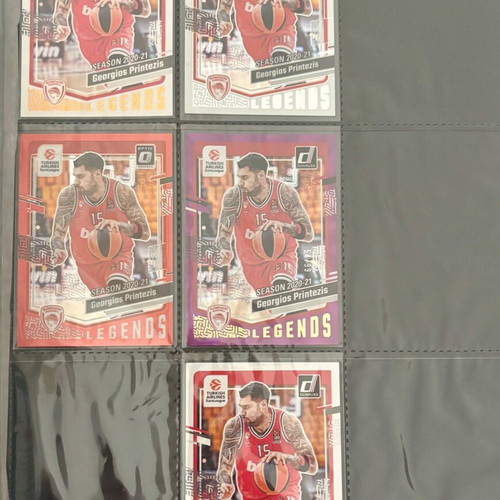 2023-24 Panini Donruss Euroleague Team Rainbow 134 Cards like new