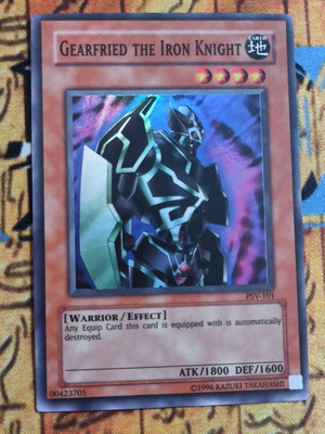 Gearfried The Iron Knight σπάνια κάρτα Yu-Gi-Oh!