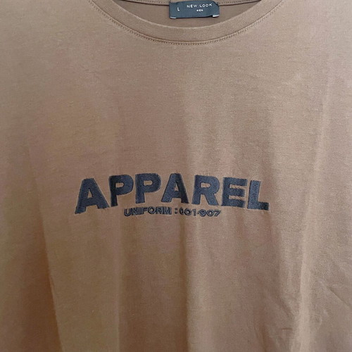 New Look Oversized T-shirt Dark Brown Large like new