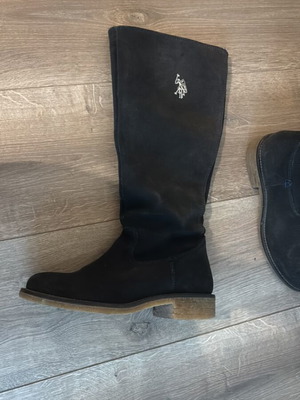 Polo Ralph Loren leather castor boots used with crepe sole