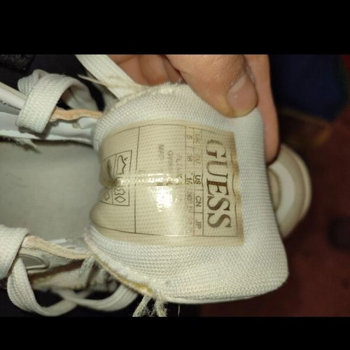 Guess Chunky Sneakers White Beige size 38 used