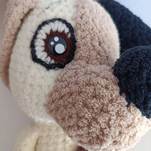 Handmade Amigurumi Dog 40 cm like new