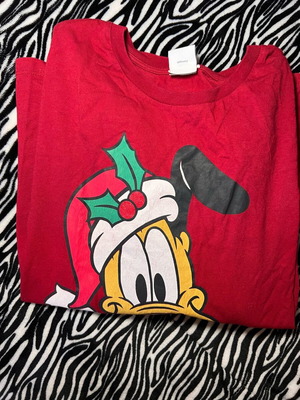 Oysho Goofy Cotton Pajama, like new, red, size S