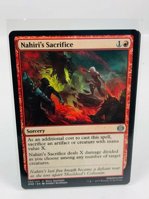 Nahiri's Sacrifice Magic The Gathering card used