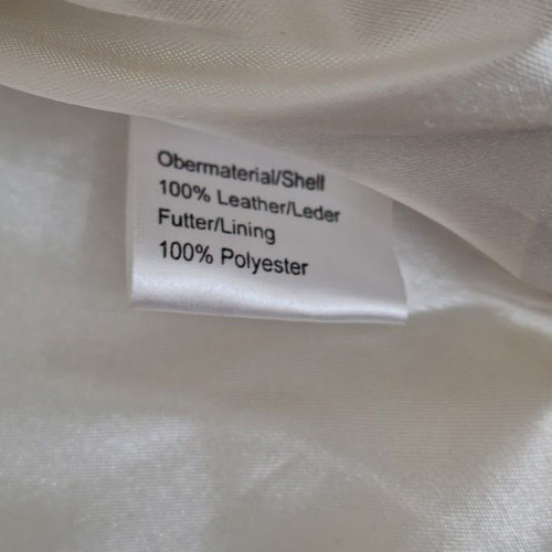 Colette women's leather jacket medium used, white