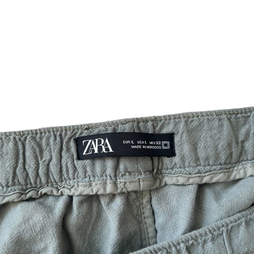 Zara men's casual green pants size L like new