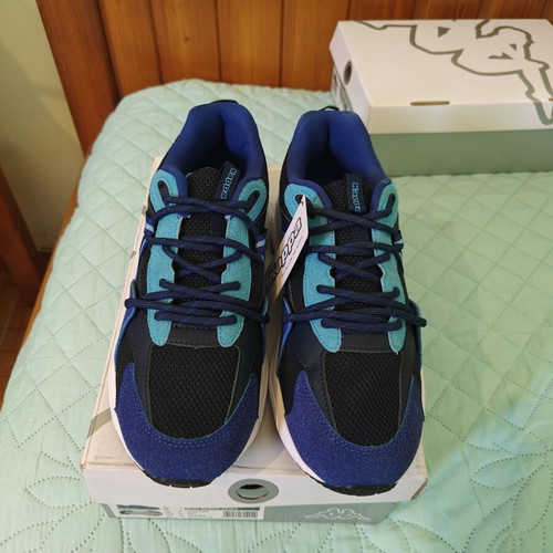 Kappa Logo London Kid sneakers new, size 39, black and blue