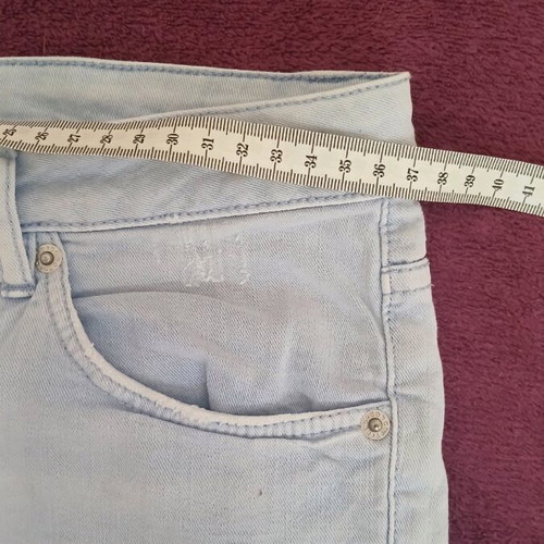 H&M women's shorts like new, blue, elastic, size S