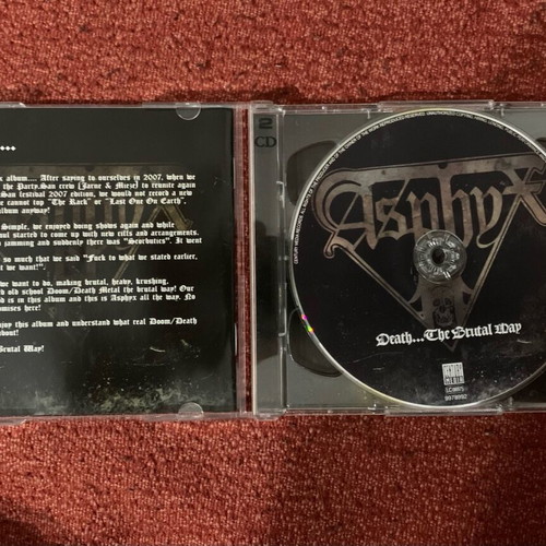 Asphyx Death...The Brutal Way Limited Edition CD with Bonus DVD like new