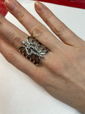 Ring new, silver, size 54/56
