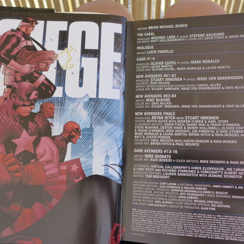 Siege Deluxe Oversized Hardcover Edition 2012 with free Siege Epilogue issue
