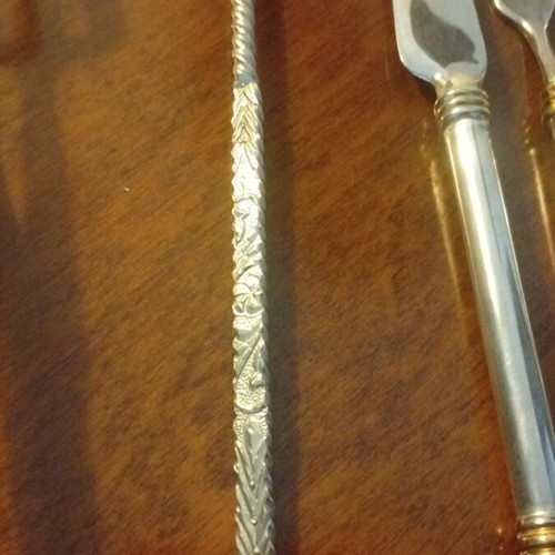 Vintage serving utensils set of five used