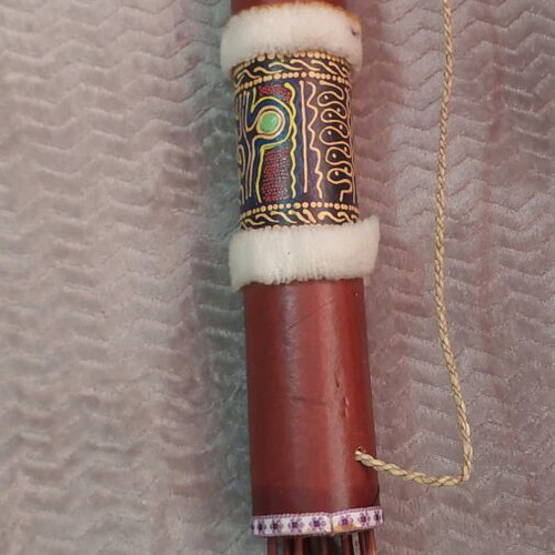 Decorative Indian quiver with ten arrows used