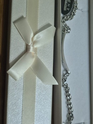 Identity bracelet with engraved name