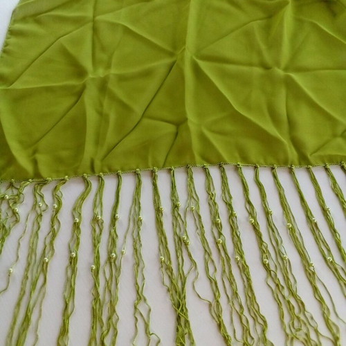 Women's scarf new in green color