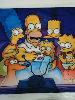 The Simpsons decorative pillowcase 40x40cm new