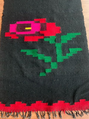 Handmade wool rugs new with traditional technique and vintage design