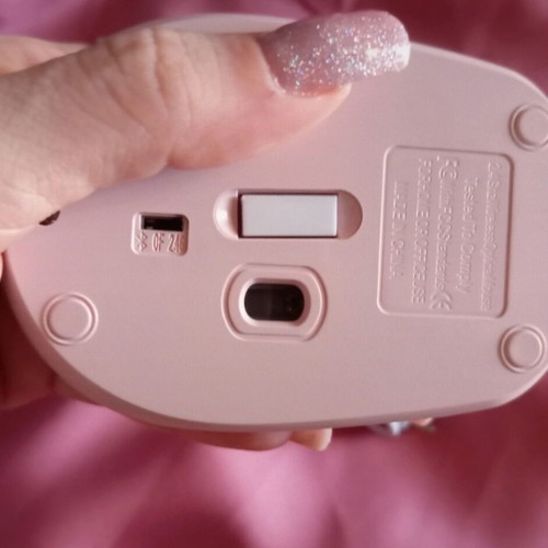 Wireless mouse M107 pink new