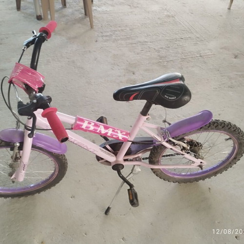 Orient Tiger 18" BMX kids bike used, purple