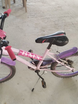 Orient Tiger 18" BMX kids bike used, purple