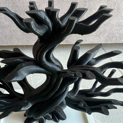 Coaster set with tree base, 5 pieces, new, 3D printed