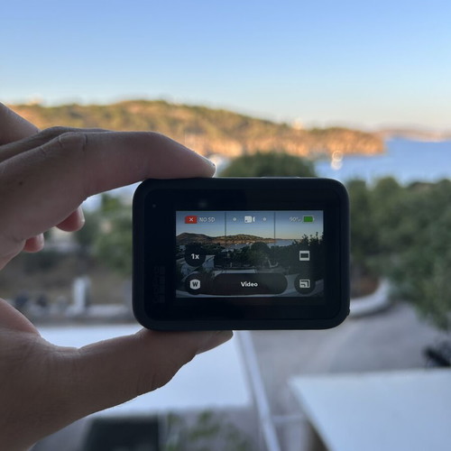 GoPro Hero 13 action camera with waterproof case and lens protector