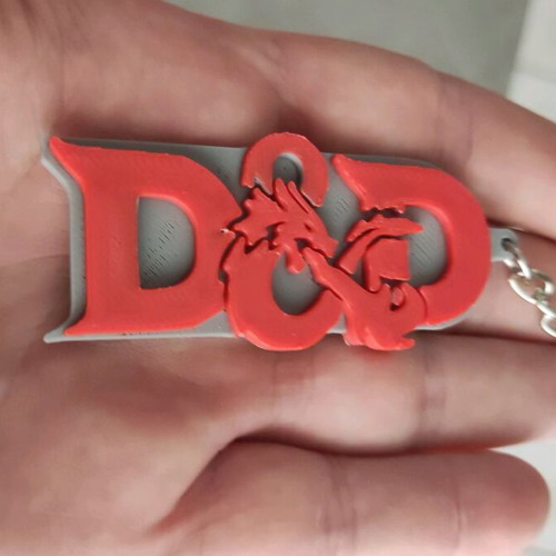 DnD keychain new, 7 centimeters long