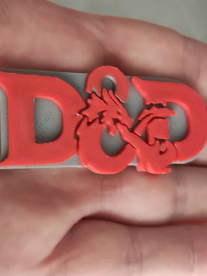 DnD keychain new, 7 centimeters long