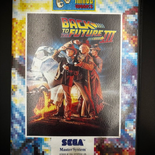 Back to the Future Part III Sega Master System like new, Complete In Box