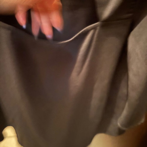Desiree blouse with batwing sleeve and back opening like new, black