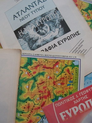 Atlases like new, 2 pieces, The New Europe, Kampana Editions 1990