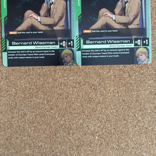Gundam Card Game Bernard Wiseman promo cards, set of 2