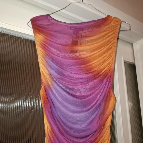 Zara dress like new, colorful, fits medium to extra large