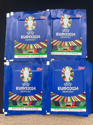 UEFA EURO 2024 Sticker Packs new, set of 25