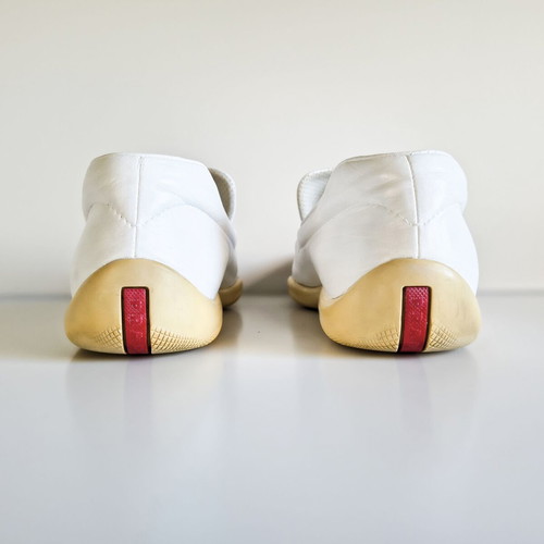 Prada Sailing Sneakers size 45 used, white leather