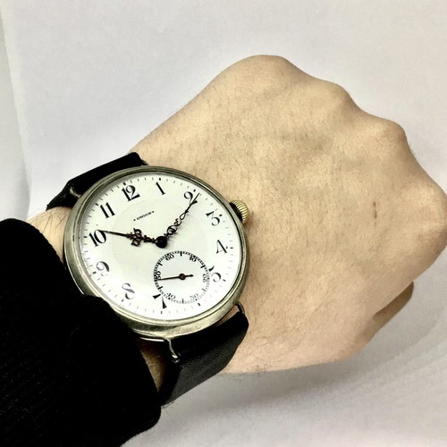 Vintage 1910 pocket-to-wrist watch rare and unique