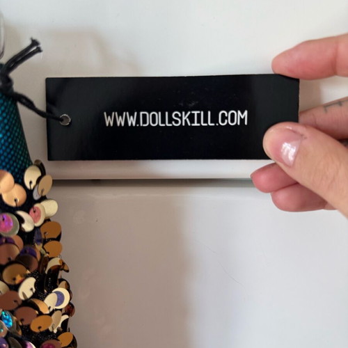 Dolls Skill skirt new gold