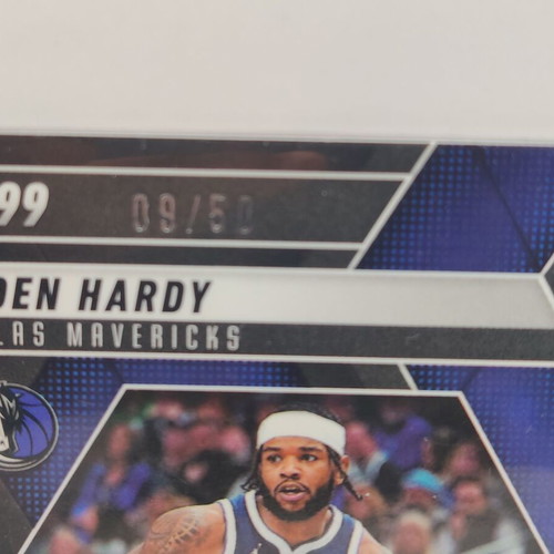 Jaden Hardy 2024-25 Panini Mosaic Fast Break Purple Mosaic card new