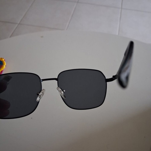 Sunglasses with metal frame black unisex like new with bonus second pair